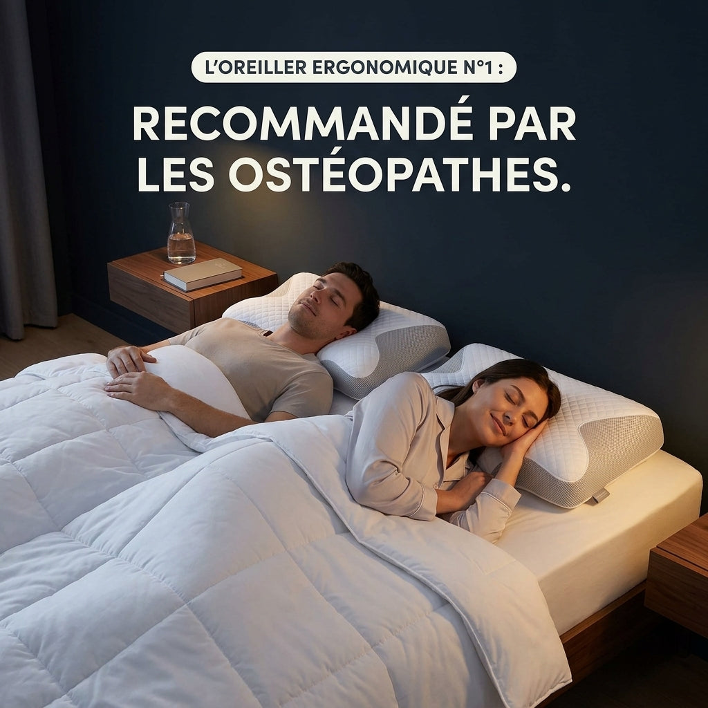 Oreiller ergonomique Somnivia carrédoux