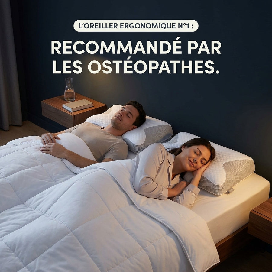 Oreiller ergonomique Somnivia carrédoux
