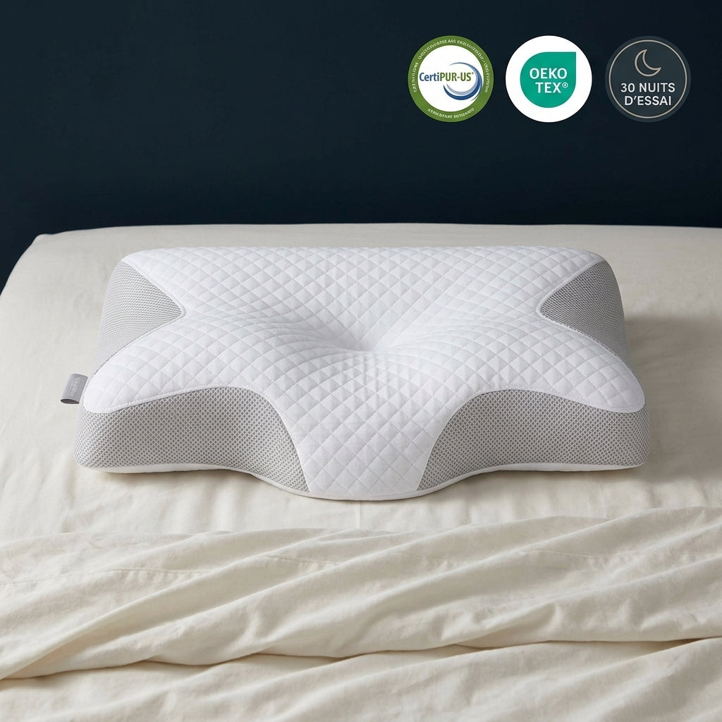 Oreiller ergonomique Somnivia carrédoux