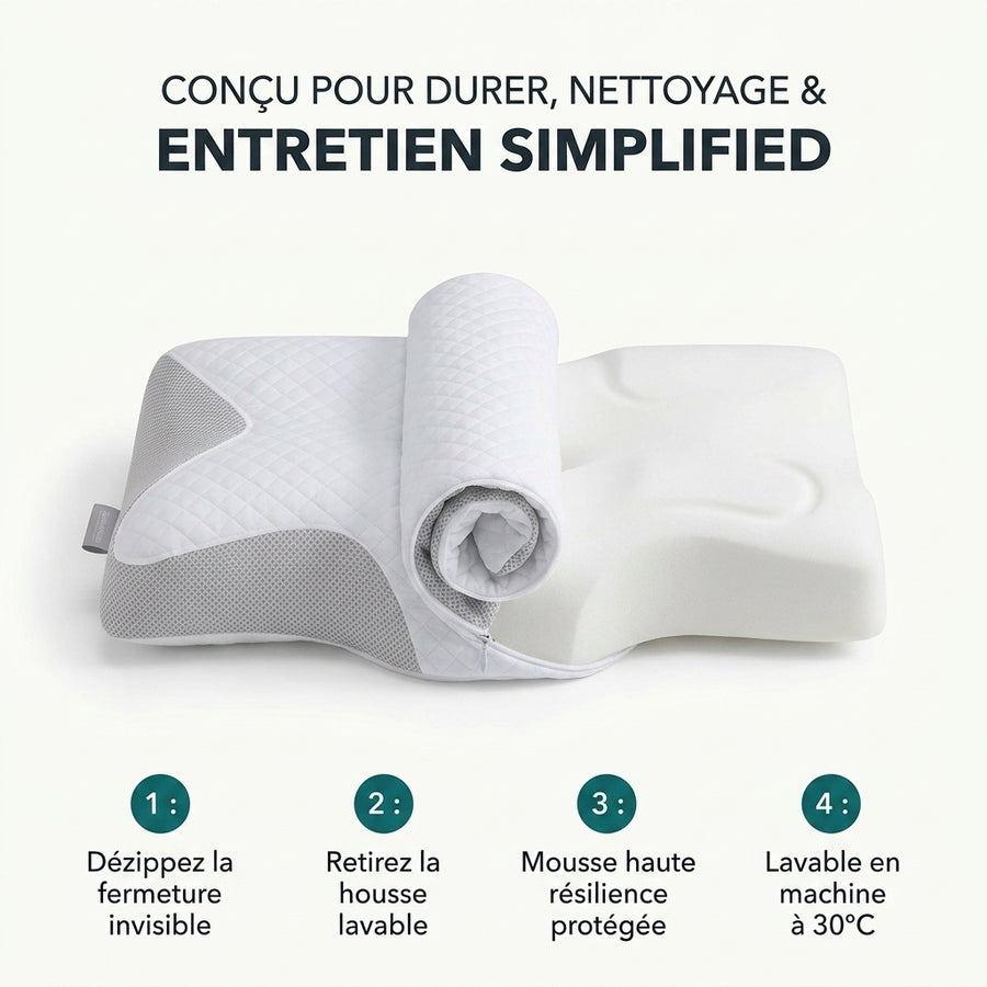Oreiller ergonomique Somnivia carrédoux
