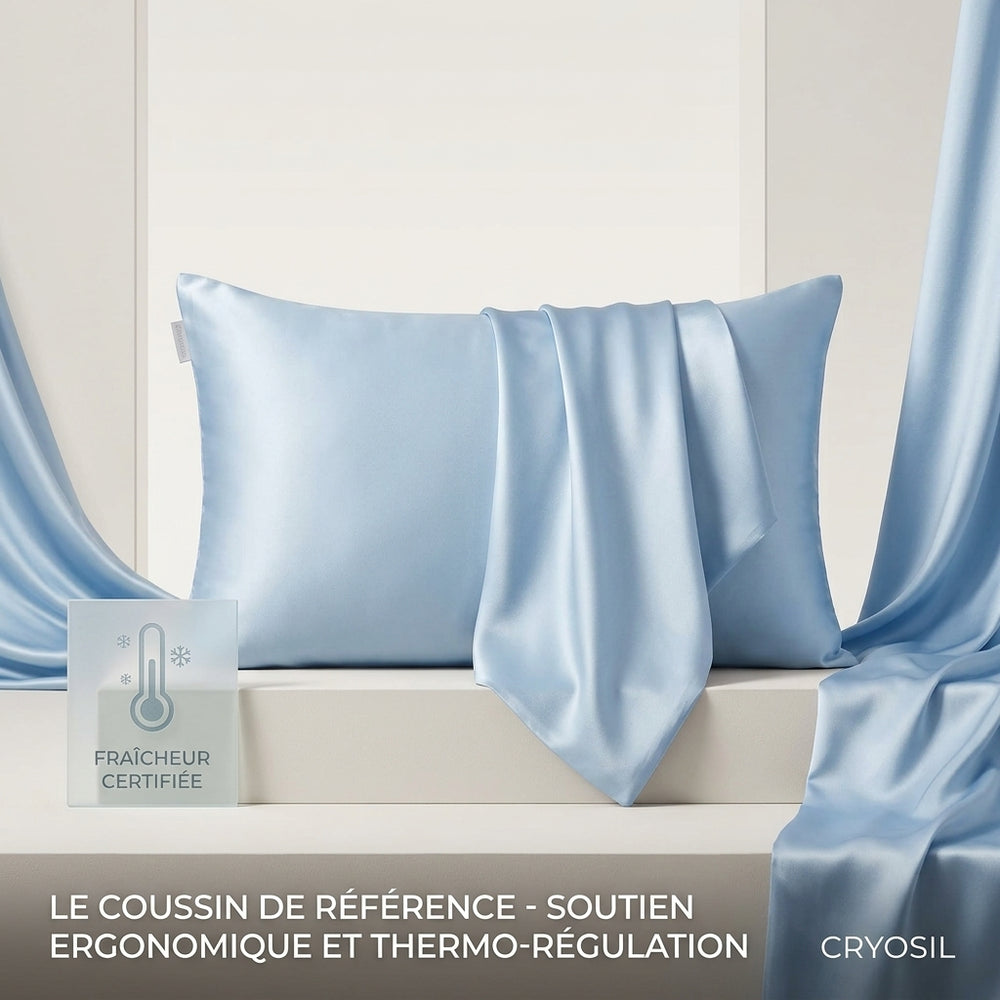 Oreiller rafraîchissant Cryosil carrédoux