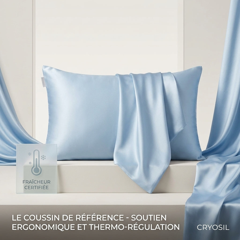 Oreiller rafraîchissant Cryosil carrédoux