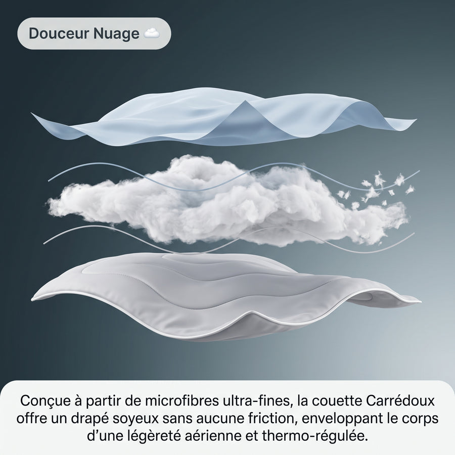Couette rafraîchissante Borealys carrédoux