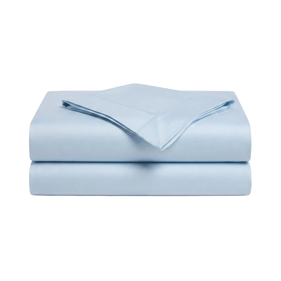 Parure de draps Vindora carrédoux, coloris bleu ciel
