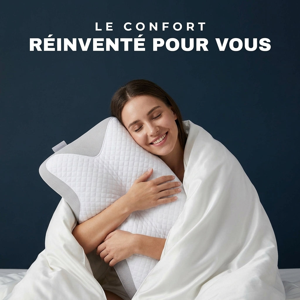 Oreiller ergonomique Somnivia carrédoux