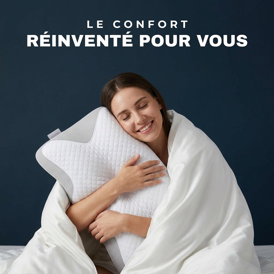 Oreiller ergonomique Somnivia carrédoux