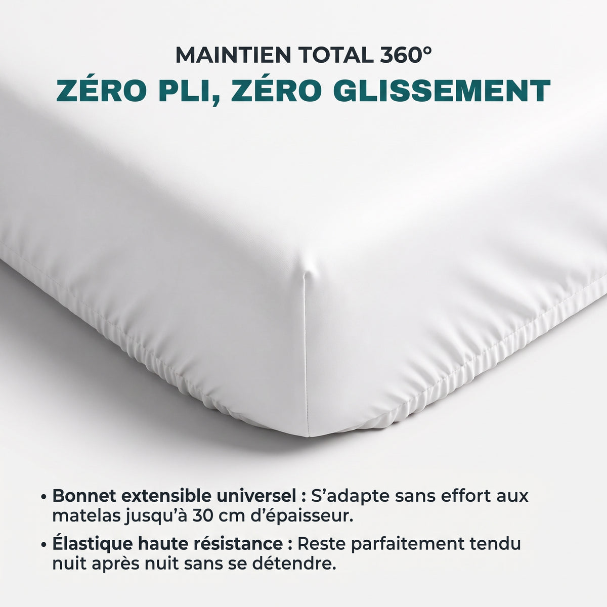 Drap-housse et taies rafraîchissants Vindora carrédoux